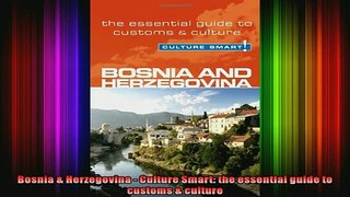 Downlaod Full PDF Free  Bosnia  Herzegovina  Culture Smart the essential guide to customs  culture Full EBook