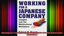 READ book  Working for a Japanese Company Insights Into the Multiculture Workplace Full Free