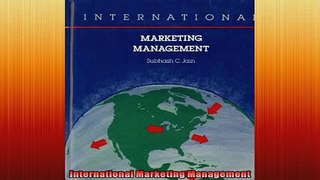 FREE PDF  International Marketing Management  FREE BOOOK ONLINE