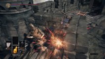 Dark Souls III - High Wall of Lothric: Large Hollow Soldiers Combat, Longbow   Arrows Location PS4