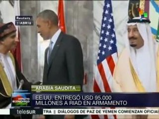 Con Obama EE.UU. ha entregado a Arabia 95 mil millones USD en armas