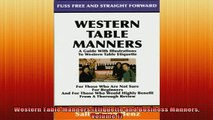 READ book  Western Table Manners Etiquette and Business Manners Volume 1 Full EBook