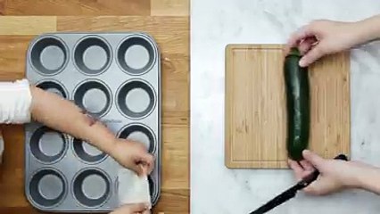Cheesy Zucchini Sausage Cups