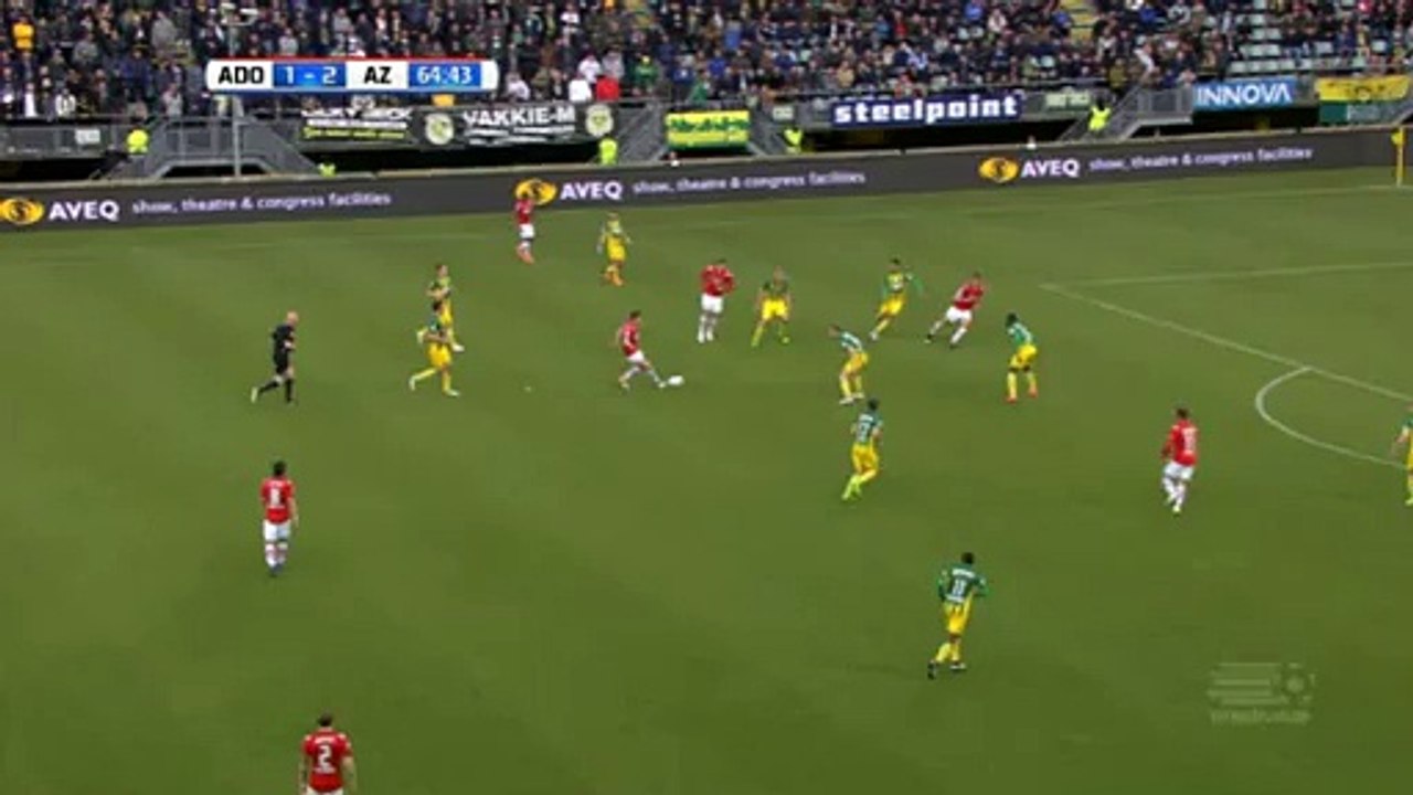 1-2 Henriksen GOAL - Den Haag vs AZ Alkmaar 21.04.2016