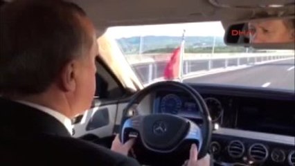 Yalova Cumhurbaşkanı Makam Aracını Kullandı