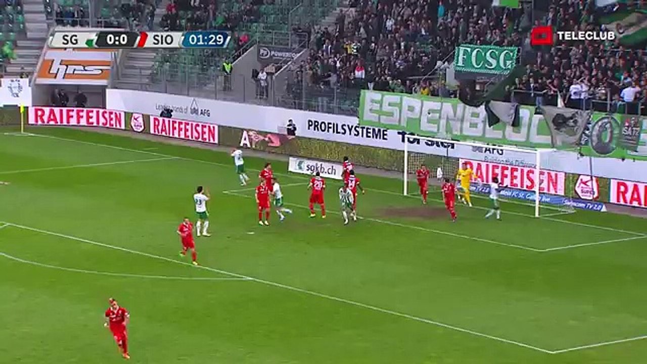 St Gallen 2:1 FC Sion (29.Runde 2015/16)
