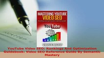 PDF  YouTube Video SEO Rankings And Optimization Guidebook Video SEO Reference Guide By  EBook