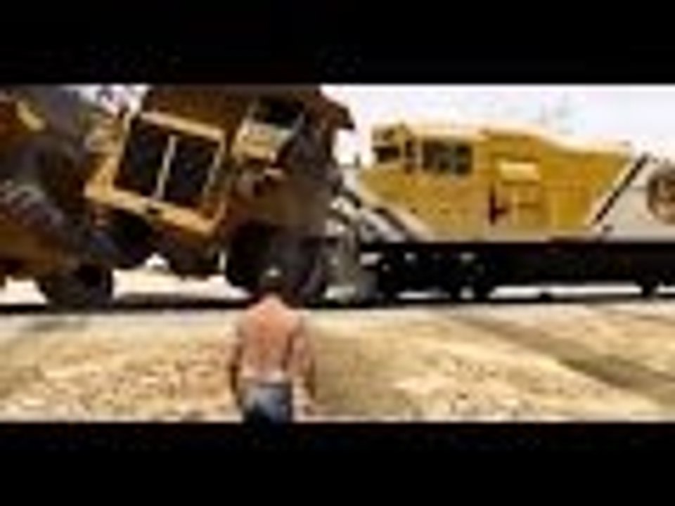 This is how you stop a train - GTA V