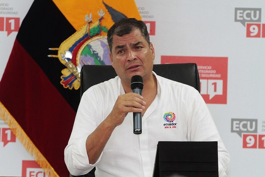 Correa anunciará más medidas para enfrentar estragos del terremoto