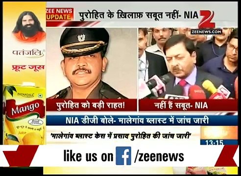 Clean chit to Lt Colonel Purohit in Samjhauta blast case
