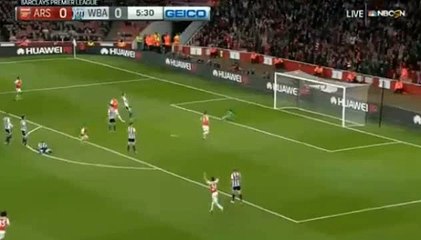 Alexis Sanchez Goal HD - Arsenal 1-0 West brom - 21-04-2016