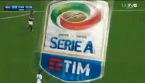 Carlos Bacca Fantastic shoot - AC Milan 0-0 Carpi - 21-04-2016 HD