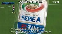 Carlos Bacca Incredible MISS HD - AC Milan vs Carpi - SERIE A 21.04.2016
