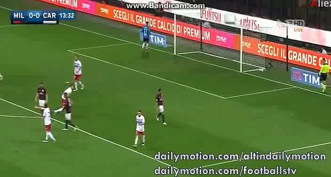 Carlos Bacca Incredible Goal HD - AC Milan 1-0 Carpi - Serie A - 21/04/2016