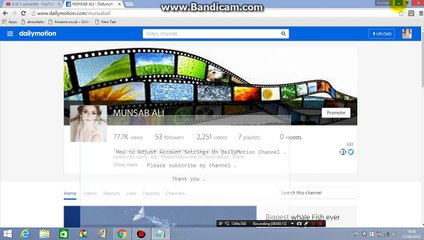 How to Adjust Account Settings On DailyMotion Channel