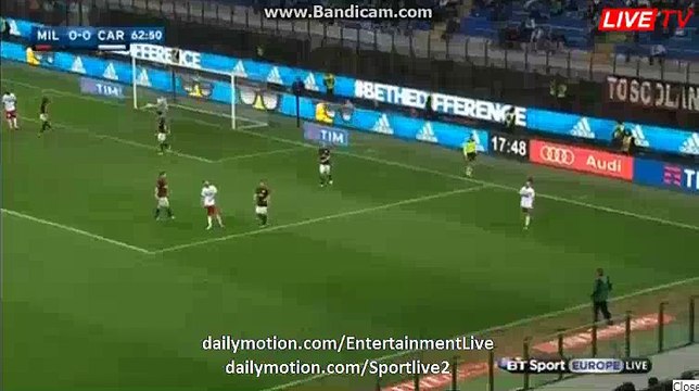 Mario Balotelli Goal HD - Milan 1-0 Carpi Serie A
