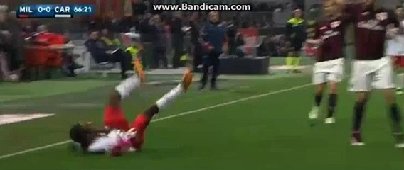 Milan Try To Score - Milan vs Carpi - 21.04.2016