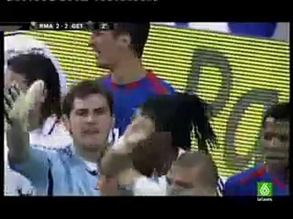 Pepe RED CARD Sent Off For Kicking Assaulting Getafe Captain Francisco Casquero