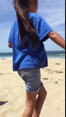 Justin Bieber?  No!  Girls seeing Dolphins for he first time!