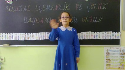 23 Nisan Kutlama Mesajları - 2/B Sınıfı