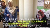 French Students Wear A Hijab For A Day To Stand In Solidarity With Muslims Peers
