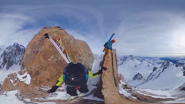 Extreme Steep Skiing on Mont Blanc | 360° POV Experience