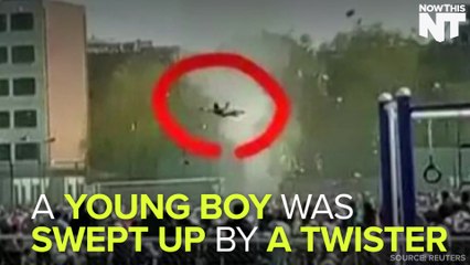 Schoolboy Gets Sucked Up by A Twister