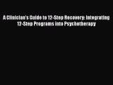 [Read book] A Clinician's Guide to 12-Step Recovery: Integrating 12-Step Programs into Psychotherapy