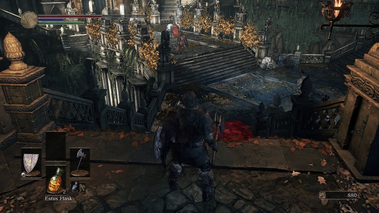 Dark Souls III - High Wall of Lothric: Lothric Knight Combat Gameplay & Armor Stats / Appearance PS4