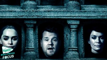 James Corden Spoofs 'Game Of Thrones' Hall of Faces