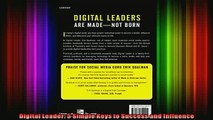 READ book  Digital Leader 5 Simple Keys to Success and Influence Full EBook