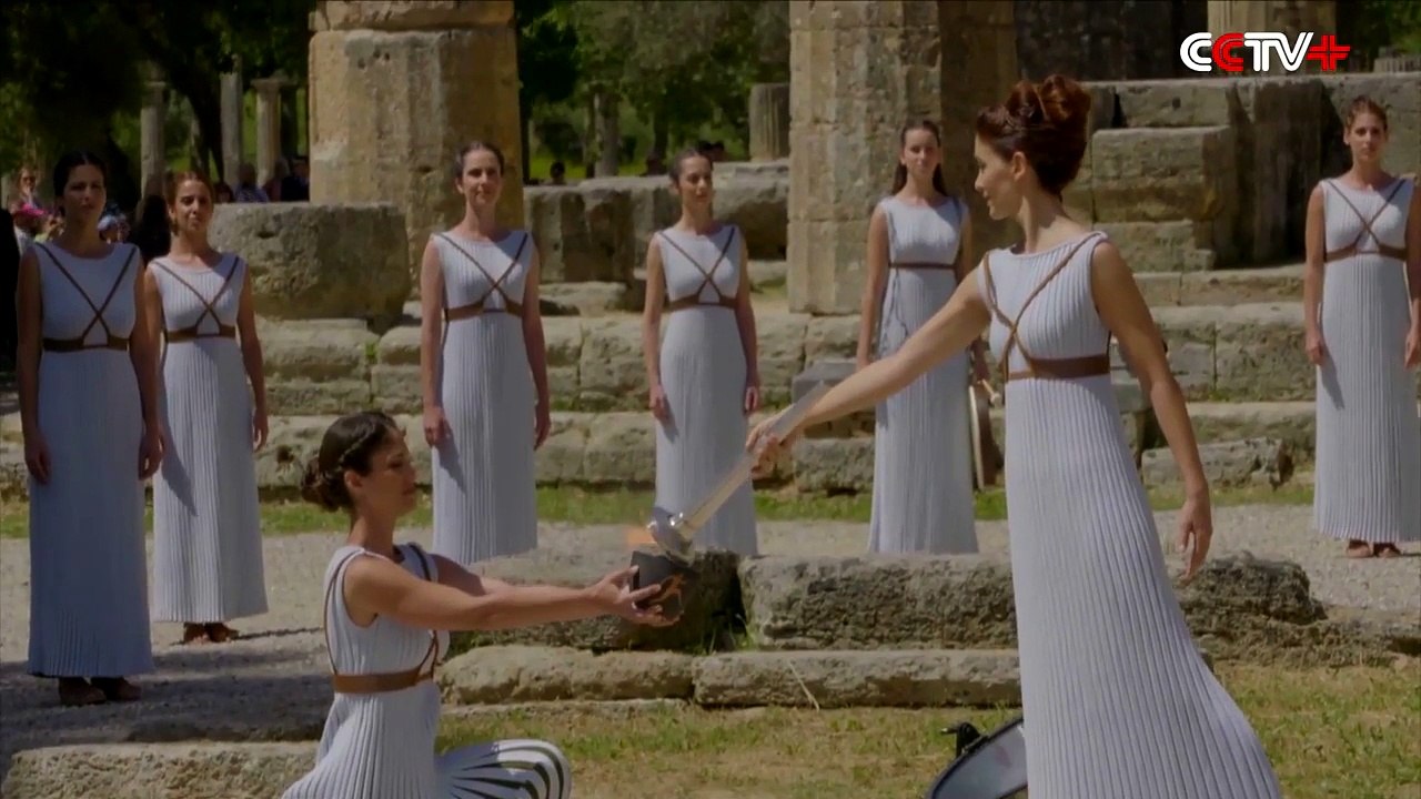 Olympic Flame Lighting Rehearsal