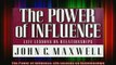READ book  The Power of Influence Life Lessons on Relationships Full EBook