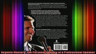 Full Free PDF Downlaod  Keynote Mastery The Personal Journey of a Professional Speaker Full Free