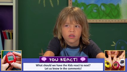 KIDS REACT TO TAMAGOTCHI (RETRO TOYS)