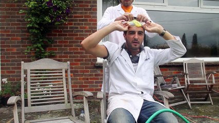 Water Condom Head Balloon - The Slow Mo Guys