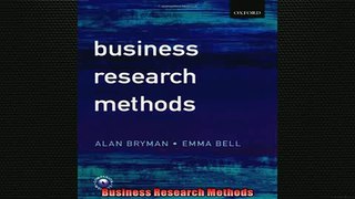 EBOOK ONLINE  Business Research Methods READ ONLINE