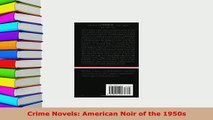 PDF  Crime Novels American Noir of the 1950s  EBook