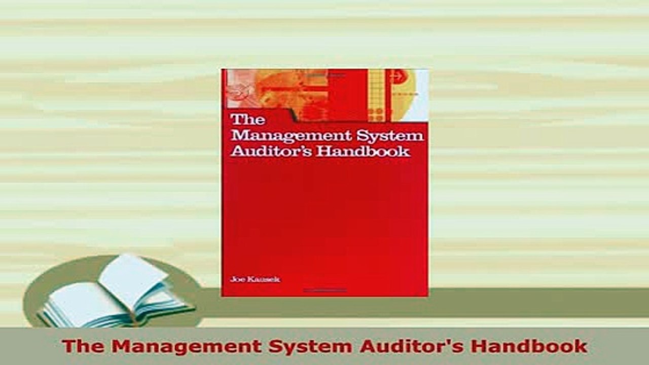 Download  The Management System Auditors Handbook Read Online