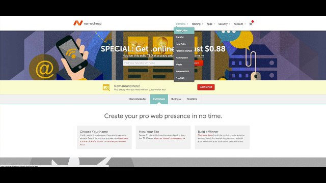 Register A Domain Name With NameCheap Coupon Code 2016