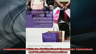 FREE DOWNLOAD  Communicating With the Multicultural Consumer Theoretical and Practical Perspectives READ ONLINE