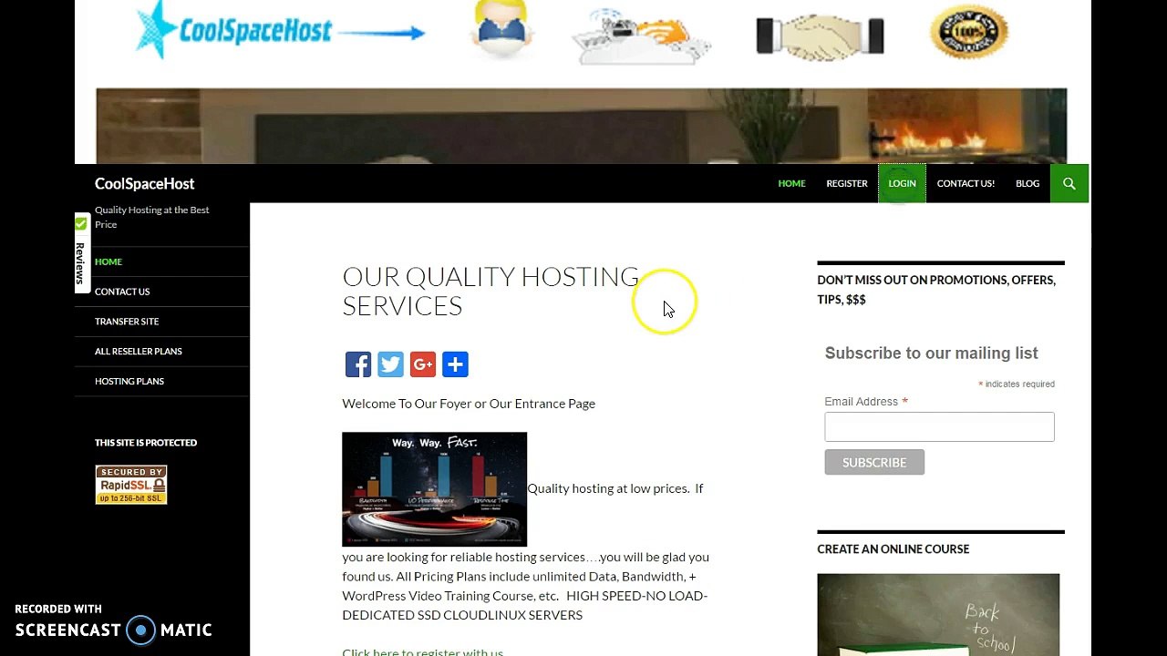 CoolSpaceHost Affiliate Program