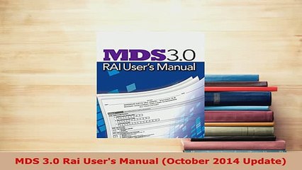 Download  MDS 30 Rai Users Manual October 2014 Update Read Online