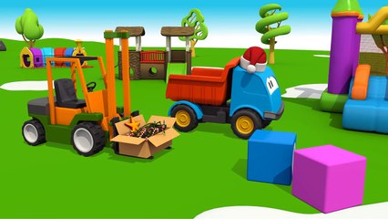 Meraklı kamyon Leo ve noel ağacı - eğlenceli çizgi film - Türkçe izle