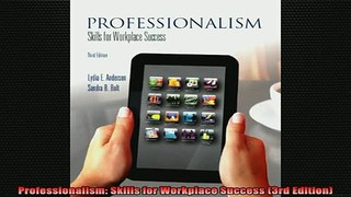Downlaod Full PDF Free  Professionalism Skills for Workplace Success 3rd Edition Full EBook