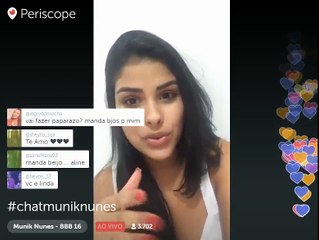 1 Parte do Periscope da @MunikBarbosa 22-04-2016