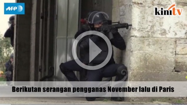 Polis elit Perancis berlatih hadapi serangan pengganas
