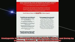 EBOOK ONLINE  Studyguide for Consumer Behavior Buying Having and Being by Solomon Michael R ISBN  BOOK ONLINE
