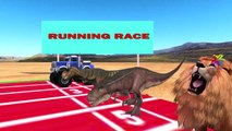 Dinosaurs Cartoons for Children | Monster Trucks Vs Sharks | Funny Animals Cartoons for Ba