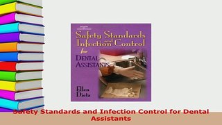 Download  Safety Standards and Infection Control for Dental Assistants Free Books